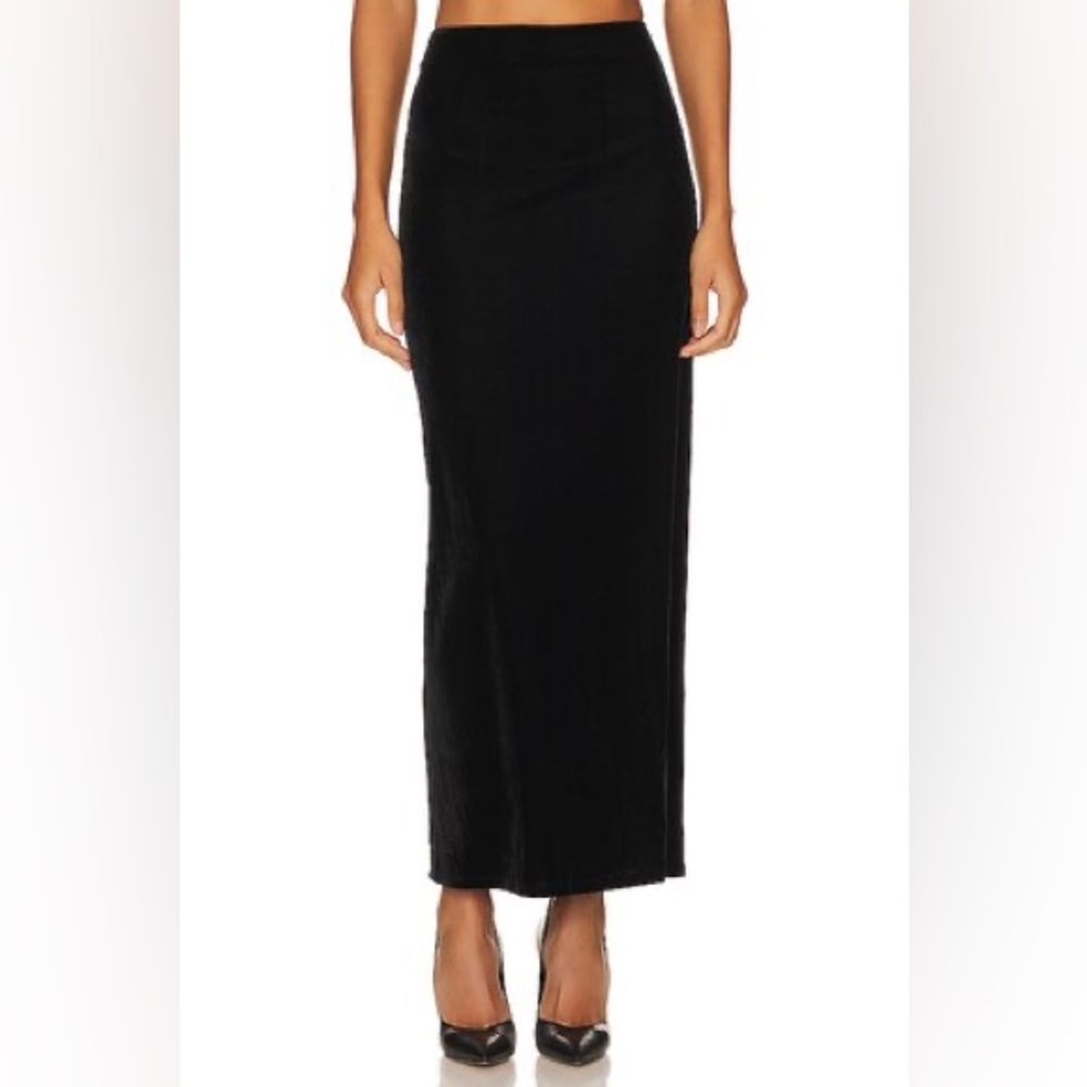 House of Harlow 1960 Black Maxi Pencil Skirt - Black - Small